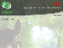 Tablet Screenshot of equitation-toulouse.com
